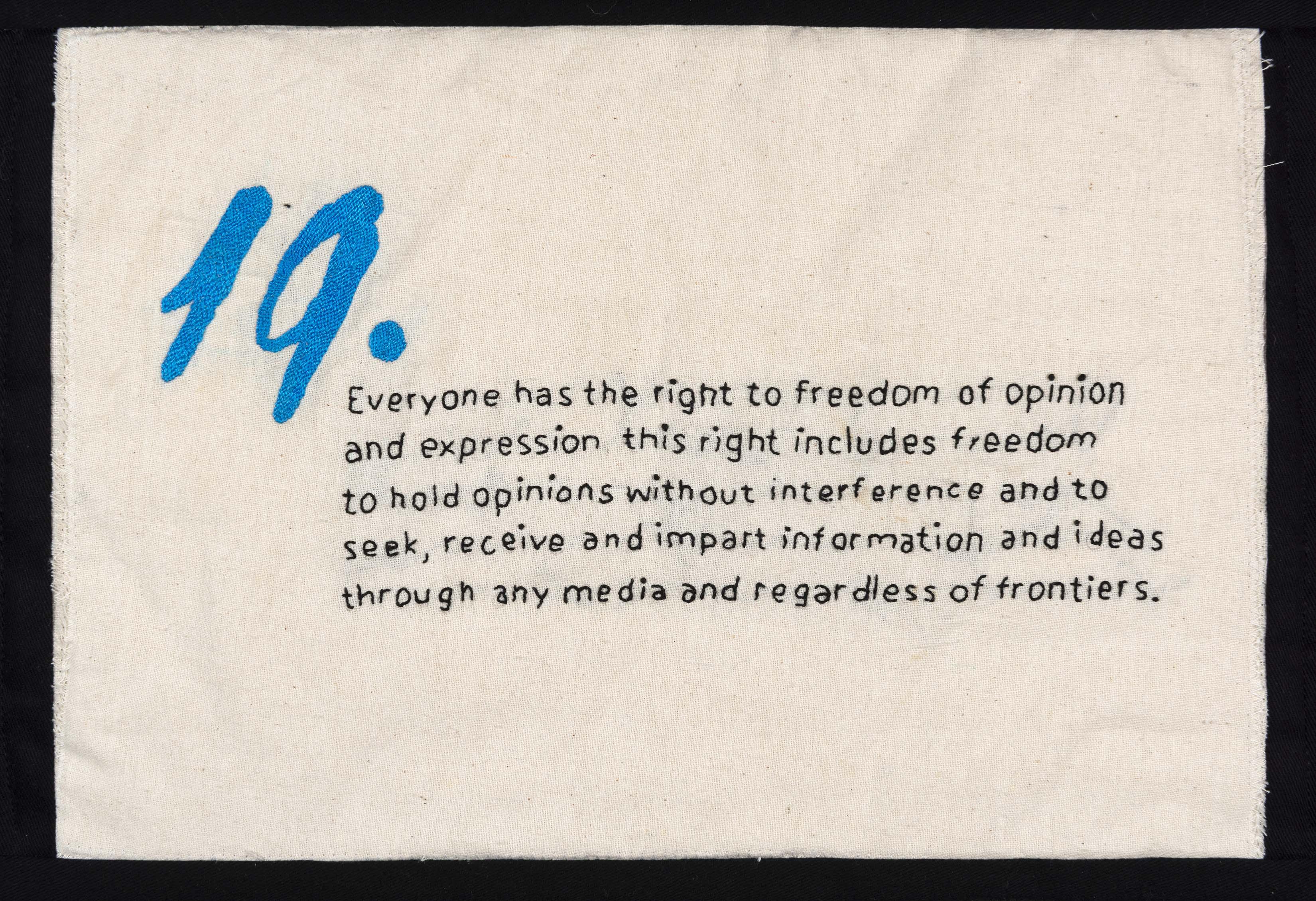 Article 19 by Cathy Speed