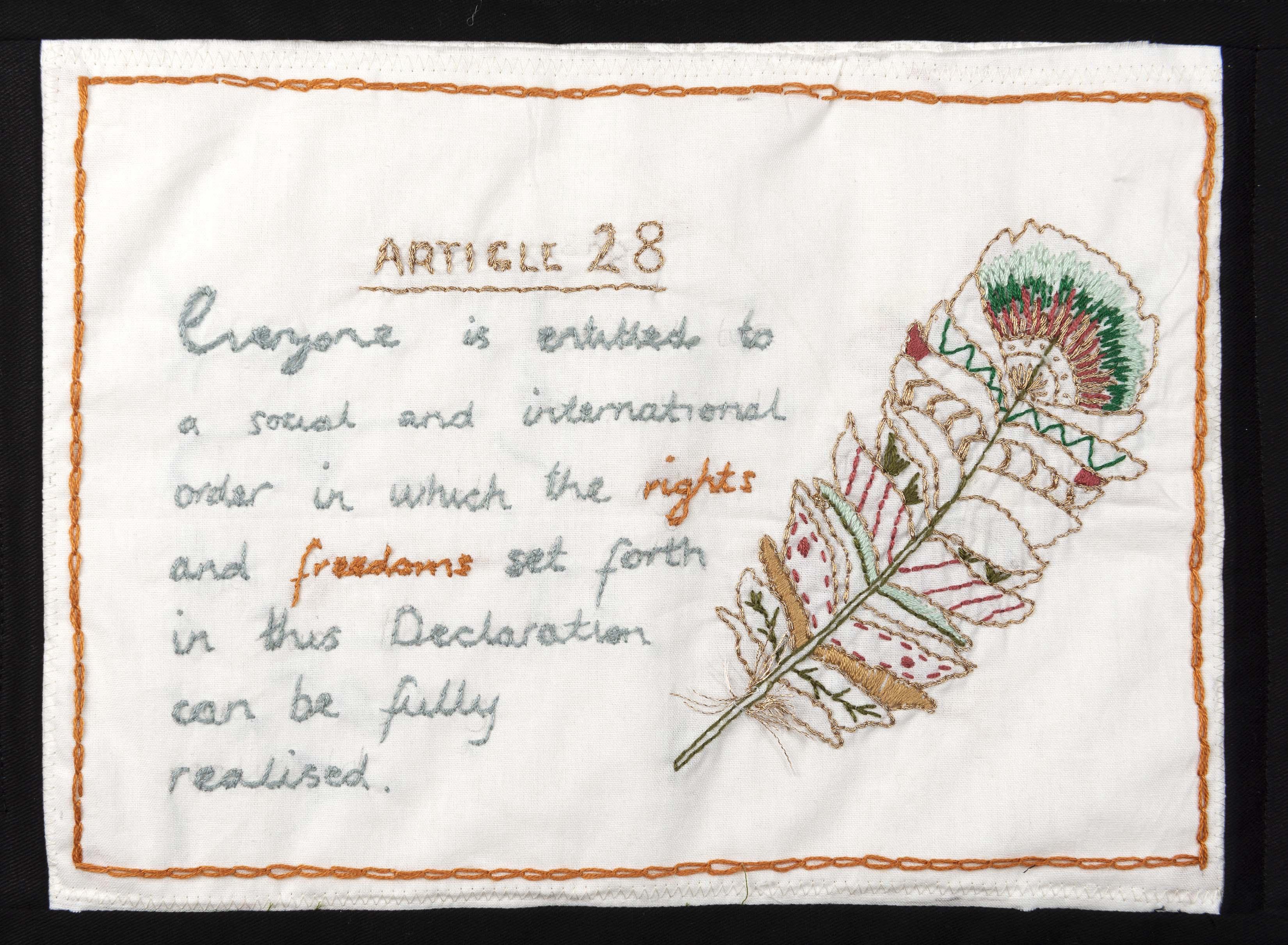 Article 28 by Georgia Wigmore